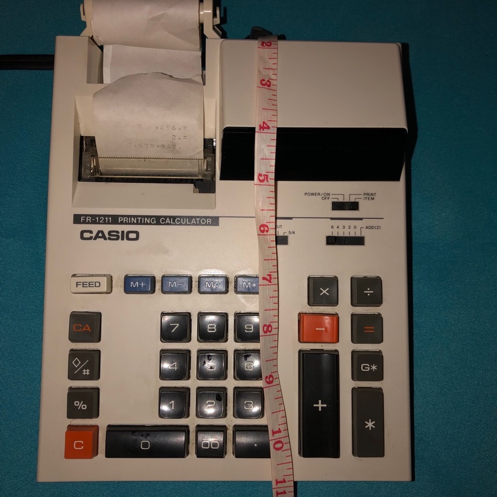 Vintage Adding Machine - Picture 2 of 2